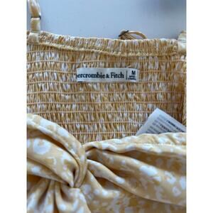 Abercrombie & Fitch Yellow Crop Top